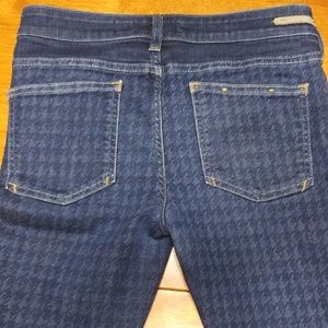 Houndstooth Anthropologie jeans